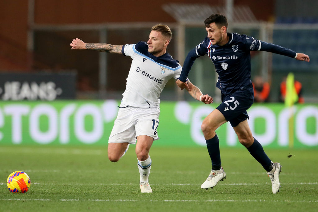 Serie A: hiába a Sampdoria mezőnyfölénye, a gólokat a Lazio lőtte – videóval