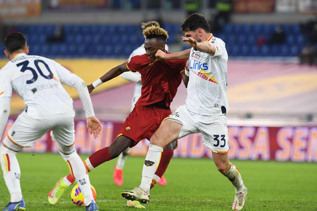 Coppa Italia: hiába vezetett a Lecce, a végén az AS Roma jutott tovább – videóval Coppa Italia: hiába vezetett a Lecce, a végén az AS Roma jutott tovább – videóval