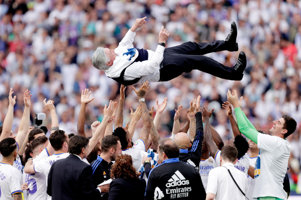 Carlo Ancelotti az első edző, aki mind az öt topbajnokságot megnyerte