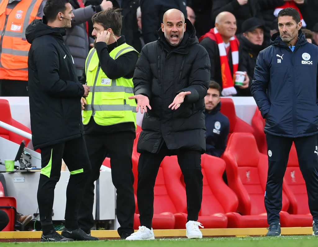 Liverpool – Man. City: Guardiola a hazai drukkerekre panaszkodik