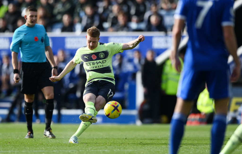 Kevin de Bruyne bombagólt szerzett a Leicester City ellen! – videóval Kevin de Bruyne bombagólt szerzett a Leicester City ellen! – videóval