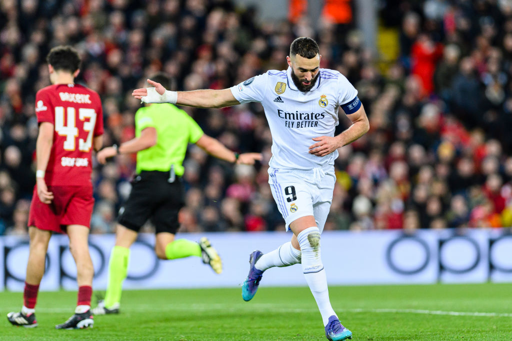 Benzema: „köszönjük a tapsot a Liverpool szurkolóitól!”