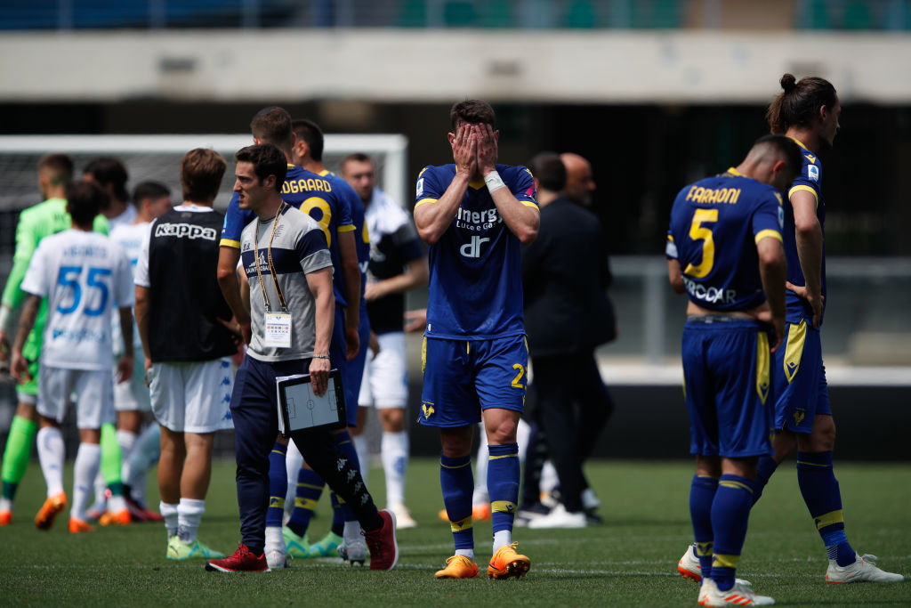 Serie A: az utolsó pillanatokban kapott góllal bukott el két pontot a kiesés ellen küzdő Hellas Verona! – videóval Serie A: az utolsó pillanatokban kapott góllal bukott el két pontot a kiesés ellen küzdő Hellas Verona! – videóval