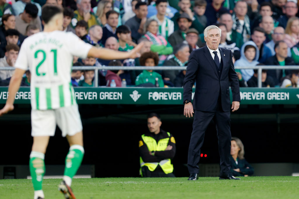 Real Madrid: Ancelotti elégedett a Betis elleni döntetlennel