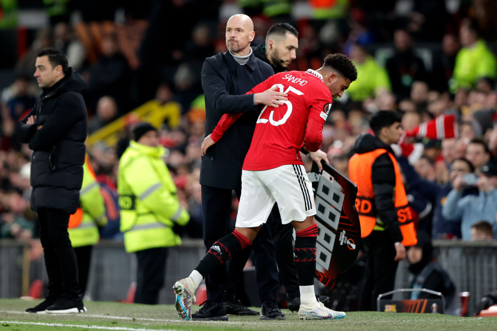 Ten Hag: „Nem fogom meggondolni magam Sancho teljesítménye láttán sem…”