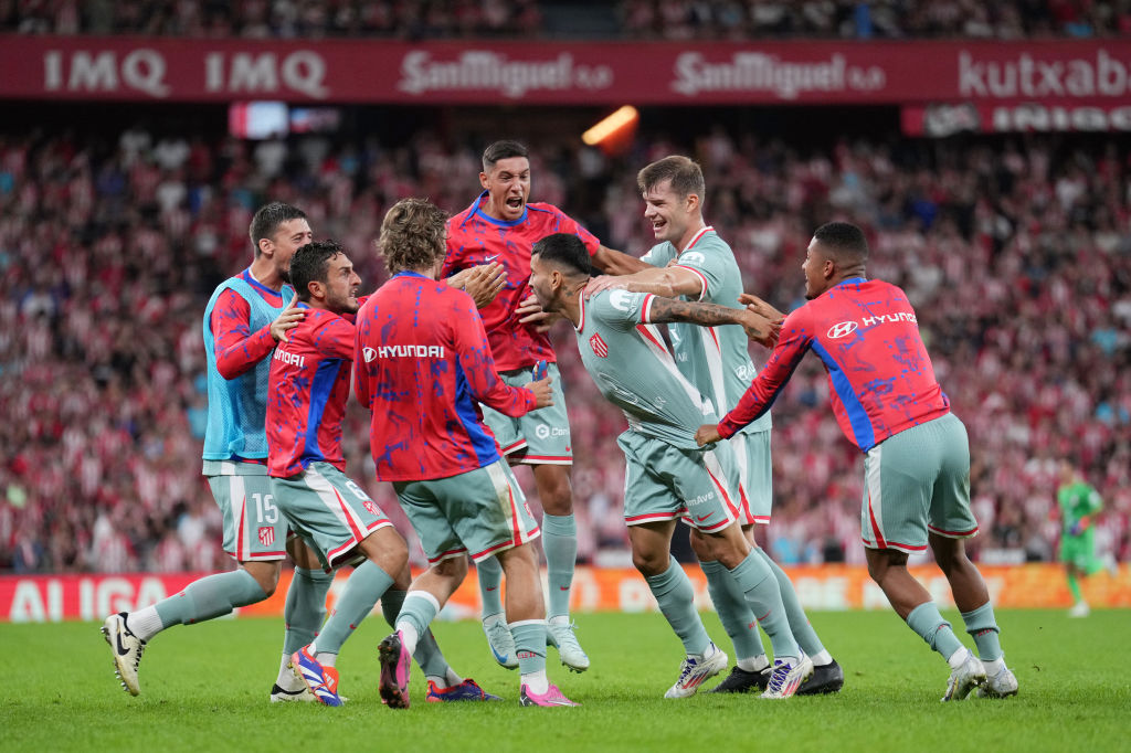 La Liga: az utolsó percekben nyert az Atlético Madrid a Bilbao otthonában! – videóval
