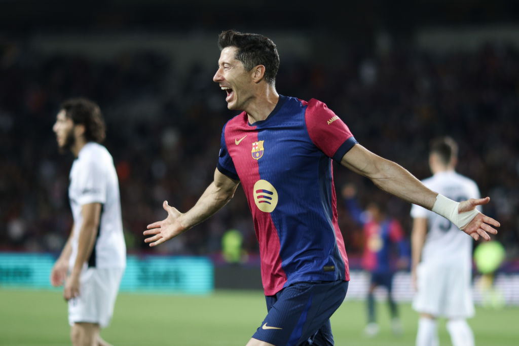 Barca: Lewandowski Lionel Messi nyomdokain a Bajnokok Ligájában! – képpel