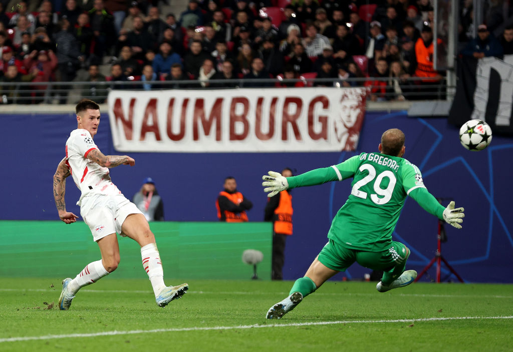 BL: Benjamin Sesko gyönyörű góljával szerzett vezetést a RB Leipzig a Juventus ellen! – VIDEÓ
