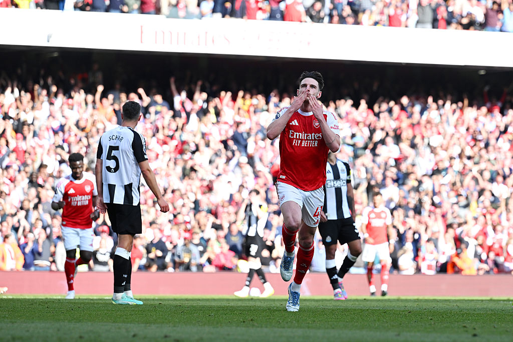 PL: Rice döntötte el az Arsenal második helyét a Newcastle United ellen – videóval