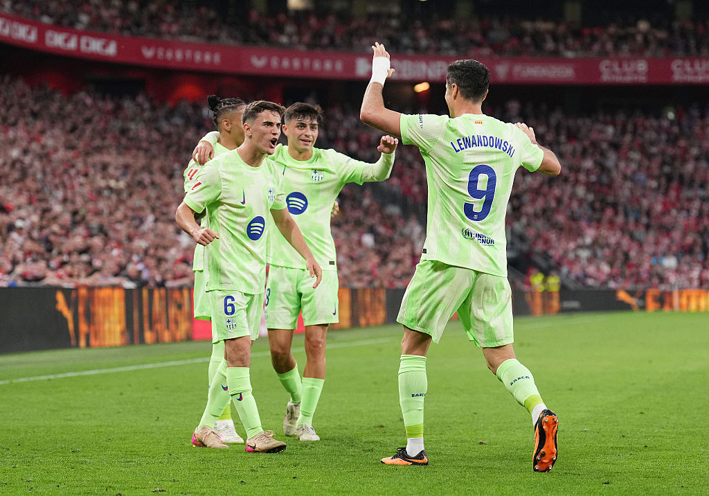La Liga: megnyerte utolsó mérkőzését a Barcelona, Lewandowski duplázott a Bilbao ellen – videóval
