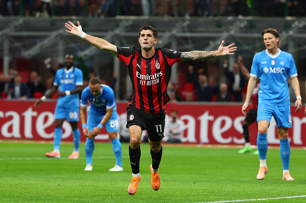 Serie A: Pulisic góljával nyert az AC Milan a címvédő Napoli ellen! – videóval