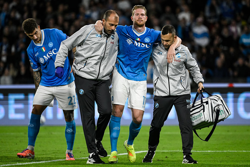 Napoli: súlyosan megsérült Kevin De Bruyne Napoli: súlyosan megsérült Kevin De Bruyne