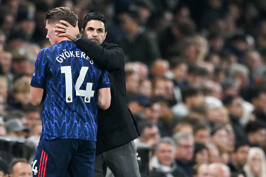 Arteta: „Gyökeres játéka mindenben kiemelkedő!”