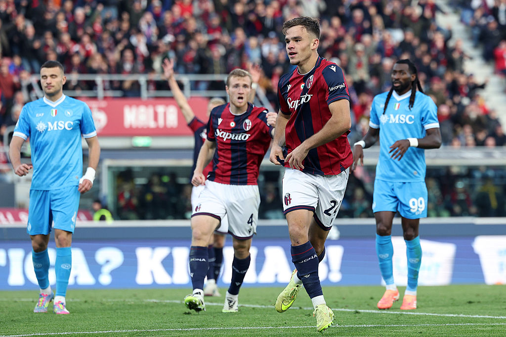 Serie A: a Bologna otthonában szenvedett vereséget a Napoli! – videóval