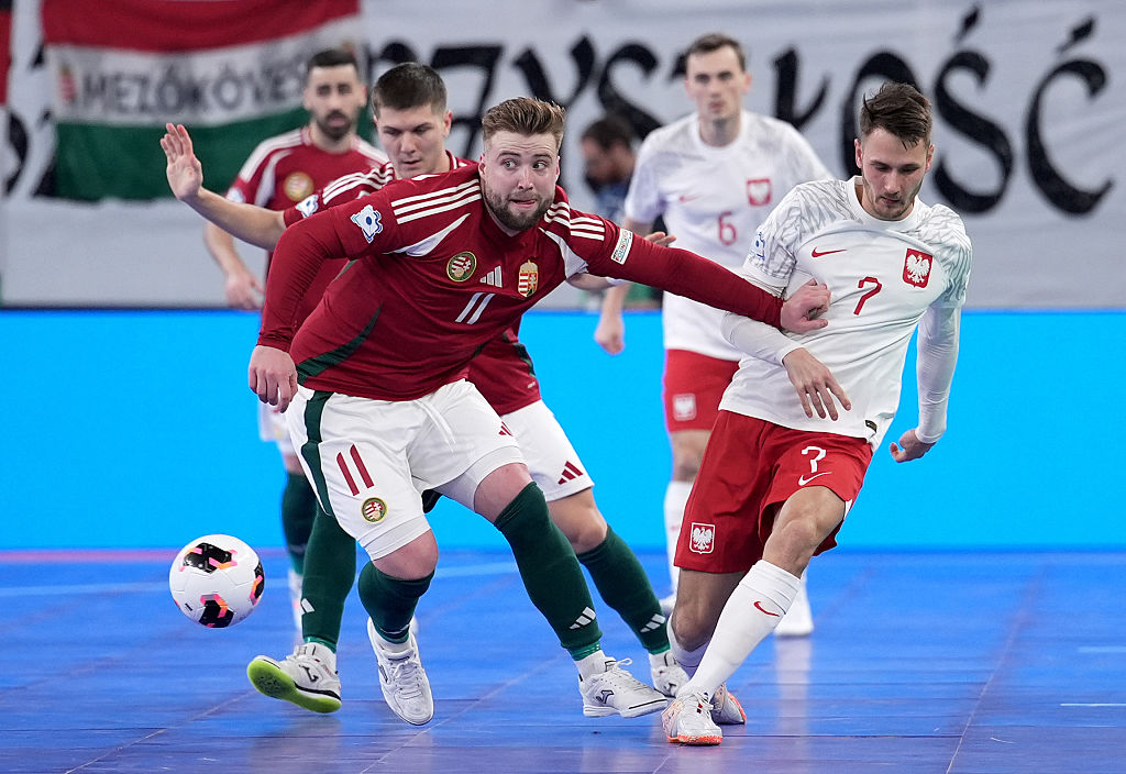 Futsal Eb: a magyar válogatott tagjai extázisban harcolták ki a sikert a lengyelek ellen