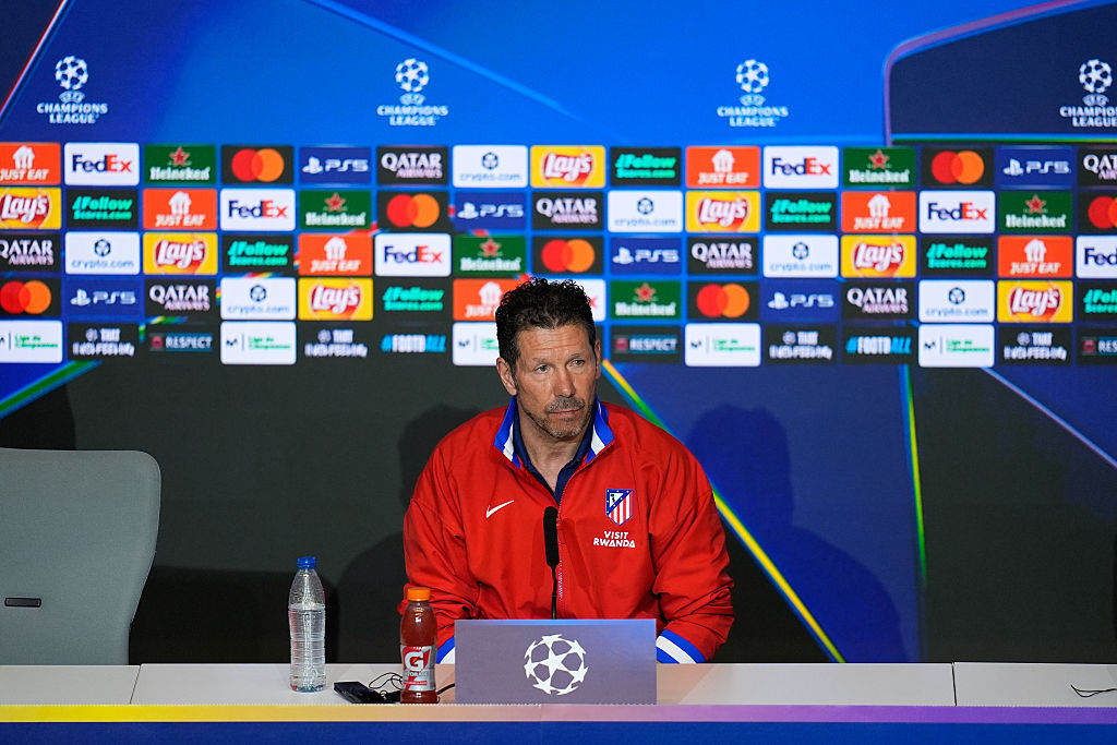 Simeone: „bármi megtörténhet a mai mérkőzésen!”