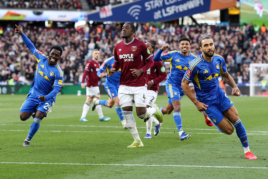 FA-Kupa: hiába állt fel kétgólos hátrányból a West Ham, a Leeds United jutott be az elődöntőbe – videóval